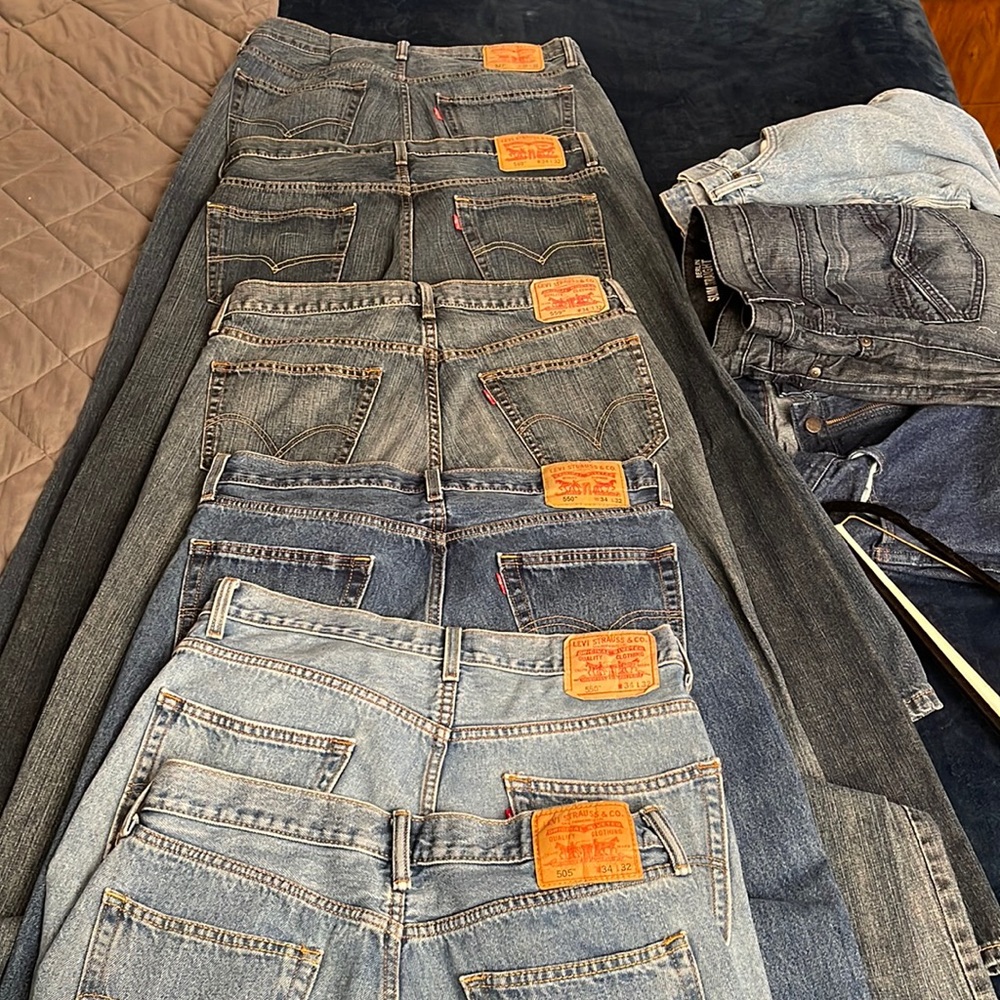Levi Jeans bundle of 6 pairs